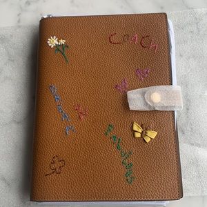 Coach leather Diary/notebook